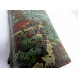 Vtg Metal Goat Calf Cow Bell Primitive Hand Forged and Riveted 3.5 x 2"Antique